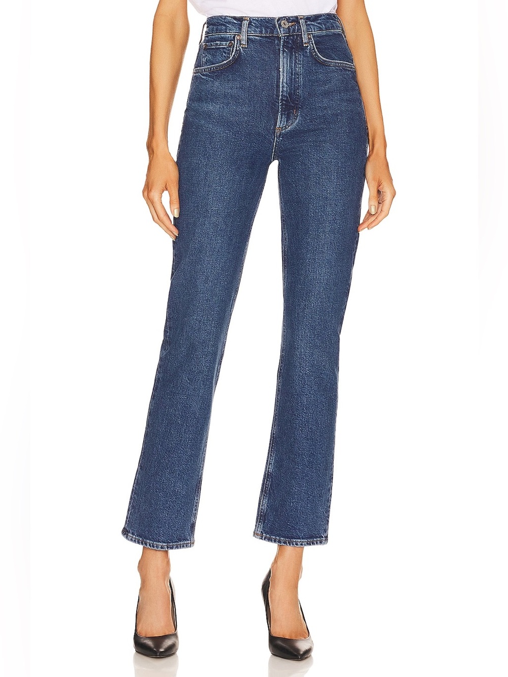 Agolde Dark Nico High-Rise slim fit Jean 28